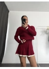 Felix Etekli Triko Takım - Bordo