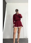Felix Etekli Triko Takım - Bordo