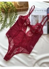 Fergie Bodysuit - Bordo