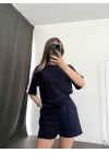Gail Şortlu Takım - Lacivert