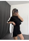 Gail Şortlu Takım - Siyah