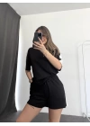 Gail Şortlu Takım - Siyah