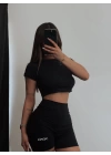 Gym Tayt Takım - Siyah