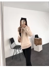Holly Süet Kürklü Ceket - Bej