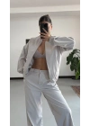 Iina Gabardin Takım - Gri