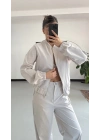 Iina Gabardin Takım - Gri