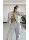 Iina Gabardin Takım - Gri