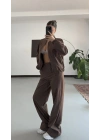 Iina Gabardin Takım - Kahve