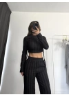 Janna Büzgülü Takım - Siyah