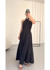 Jessica Salaş Elbise - Siyah