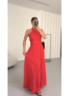 Jessica Salaş Elbise - Kırmızı