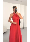 Jessica Salaş Elbise - Kırmızı