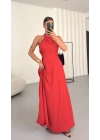 Jessica Salaş Elbise - Kırmızı