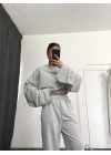 Julia Üçlü Basic Takım - Gri