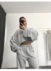 Julia Üçlü Basic Takım - Gri