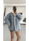 Kenedy Kürklü Kot Ceket