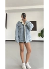 Kenedy Kürklü Kot Ceket