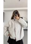 Kırmızı Astarlı Ekose Ceket