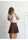 Kiti Şort Etek - Kahve