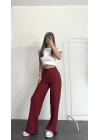 Lala Bürümcük Pantolon - Bordo