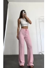Lala Bürümcük Pantolon - Pembe