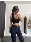 Leo Mom Fit Jean - Lacivert