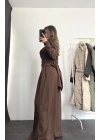 Lisandra Bağlamalı Takım - Kahve