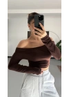 Lonica Madonna Crop - Kahve