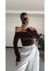 Lonica Madonna Crop - Kahve