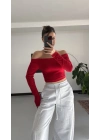 Lonica Madonna Crop - Kırmızı