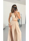 Luna Crop Takım - Bej