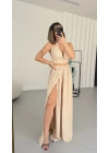 Luna Crop Takım - Bej