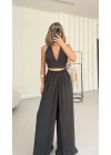 Luna Crop Takım - Siyah