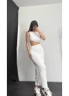 Lyanna Elbise -Beyaz