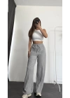 Madison Triko Pantolon - Gri
