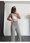 Madison Triko Pantolon - Gri