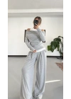 Madonna Üçlü Takım - Gri