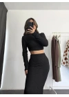 Maria Etekli Takım - Siyah