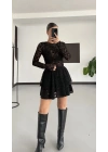 Marina Dantel Takım - Siyah