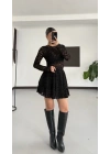 Marina Dantel Takım - Siyah