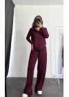 Maya Polo Yaka Takım - Bordo