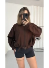Melody Bomber Ceket - Kahve
