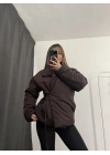 Minnie Puffer Mont - Kahverengi
