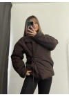 Minnie Puffer Mont - Kahverengi