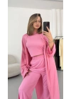 Mira Üçlü Takım - Pembe