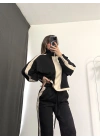Miranda Şeritli Eşofman Takım - Siyah