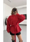 Molly Trençkot - Kırmızı