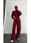 Monica Triko Takım - Bordo