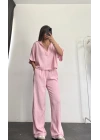 Monroe Salaş Takım - Pembe