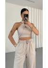 Mosby Halter Takım - Bej